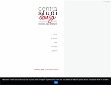 Tablet Screenshot of centro-studidanza.it